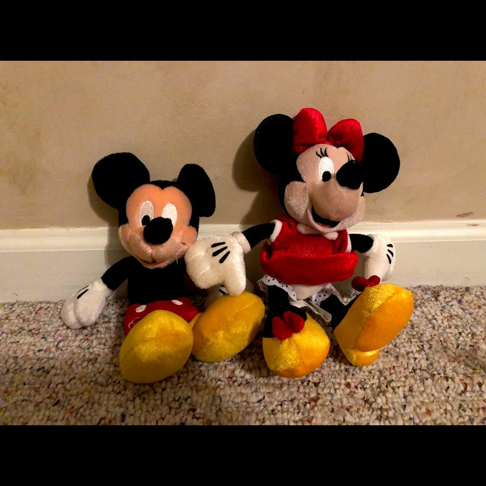Disney Mickey and Minnie Mouse Plush Toys